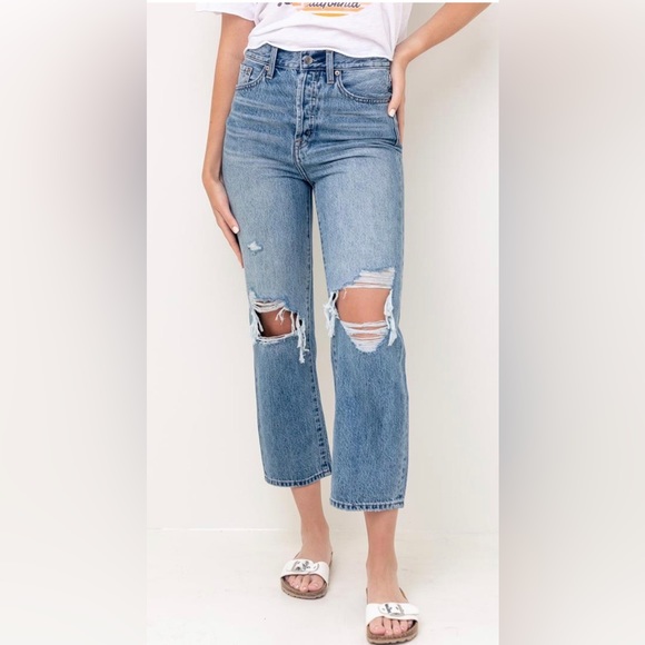 Pistola Cassie crop destructed Jean - Picture 1 of 3